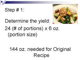 A culinary term indicating a garnish of almonds. Part 1 Recipe Conversions Key Terms Standardized Recipe