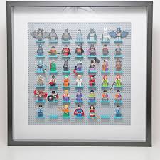 Success Making A Lego Minifigure Display With An Ikea Ribba Frame Brickknight Lego Minifigure Display Lego Frame Lego Display