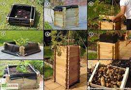 La terre n'est pas élastique. Carre Potager Evolutif Tour A Pommes De Terre Patatabac Amenagement Jardin Carre Potager Culture Pomme De Terre