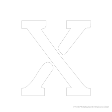We have the widest variety and selection of stencils & embossing crafting tools. Printable 6 Inch Letter Stencil X Letter Stencils Large Letter Stencils Free Stencils Printables