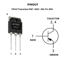 TIP147 Transistor PNP -100V -10A TO-3PN - UNIT Electronics