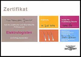 Electrolysis requires a great amount of skill, and even though electrolysis machines are sold for home use, we recommend you turn to a trained and licensed electrologist. The Certified Electrologist Introduces Herself Dauerhafte Haarentfernung Mittels Elektro Epilation In Munchen