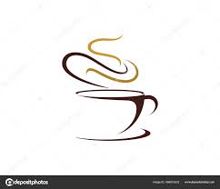 Unduh Cangkir Kopi Dengan Uap Dan Uap Di Atas Logo Stok Ilustrasi Cangkir Kopi Ilustrasi Uap