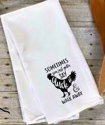 Sometimes You Just Say Cluck It And Walk Away Funny Kitchen Etsy In 2020 Kitchen Humor Flour Sack Kitchen Towels Tea Towels Diy Previous episode #43 next episode. pinterest