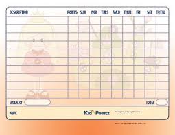 Behavior Chart Princess Theme Kid Pointz