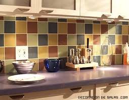 En paredes con gotelé o superficies con poca adherencia, solamente recomendamos los productos que tengan para seleccionar la opción. Azulejos De Colores En La Cocina Decoracion De Salas