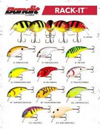 Bandit Rack It 2019 Color Chart Fish Bass Lures Color
