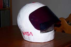 Make sure you use one large enough to fit over the user's head, and to have a neck opening to allow air exchange! How To Make An Astronaut Helmet Day To Day Discoveries