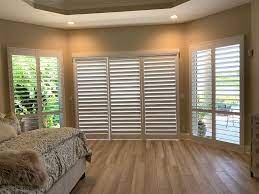 But then since all of our bedroom windows are across the same side of the house, the windows also it was a tough decision also cuz my master bath faces the road and is 3×5 had to be covered but i wanted lots of light. Master Bedroom Plantation Shutters Sliding Doors Shutters Orlando By Executive Window Treatments Houzz