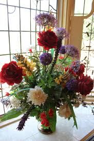 Large beautiful artificial flower arrangements in 12 lovely colours. Lot Large Artificial Flower Arrangement