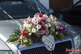 Image result for svatební  výzdoba auta