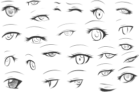 Because eyeballs are round, both upper and use the upper and lower eyelids to maintain the round shape of the eye, even in these different positions. 11 How To Draw Anime Girl Eyes Closed Background Anime Wallpaper Hd