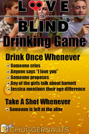 The Love Is Blind Drinking Game In 2020 Drinking Games Tv Show Drinking Games Drinking