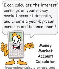 Calculate money market interest rates. Money Market Account Calculator With Annual Growth Chart