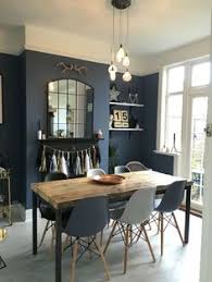 So, what is your fave color combo for the interior? 11 Best Dark Blue Dining Room Ideas Blue Rooms House Interior Blue Walls
