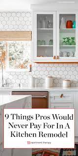 9 Things Pros Would Never Pay For In Their Own Kitchen Remodel Kitchen Decor Inspiration New Kitchen Doors Kitchen Remodel