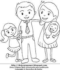 Juegos de familia para colorear imprimir y pintar. Familia Padres Con Sus Hijos Children S Book Characters Art Drawings For Kids Easy Doodle Art