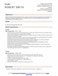 Trader Resume Samples Qwikresume
