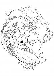 What about coloring this beautiful coloring page with mickey and minnie looking each other? Mickey Mouse Surfer Coloring Pages Mickey Mouse Club Coloring Pages Colorings Cc