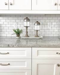 Existing Obsessions 8 Heavenly Kitchens With White Granite Countertops White Granite Countertops White Cabinets White Countertops Replacing Kitchen Countertops