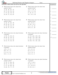 negative number worksheets free distance learning worksheets and more commoncoresheets