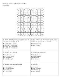 These resources are arranged according to grade 5 math topics like. 5th Grade Coloring Pages Worksheets Teaching Resources Tpt