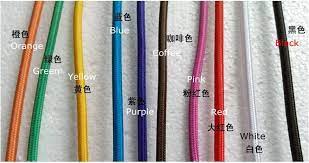 Custom lengths & colors · live chat available! Edison Lamp Colorful Fabric Electrical Wire Cable Cord For Vintage Pendant Light Electrical Wires 220v Decoration Lamp Cables Electric Wire Fabric Electric Wirewire Cable Aliexpress