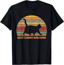 Amazon.com: Chonk Cat Scale Chonk Dad Meme Retro Memes T-Shirt : Clothing,  Shoes & Jewelry
