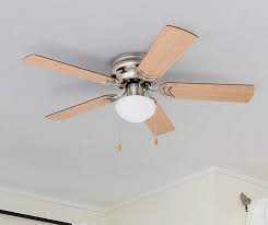 Metal frame in silver finish. 7 Best Budget Ceiling Fan Around 100 And 200 With Valuable Design