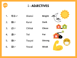 Japanese I Adjectives Iv Learn Japanese Words Japanese Language Japanese Language Learning