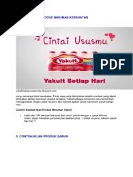 5 contoh iklan yakult beserta gambar menarik yukampus. Kelompok 9 Vib