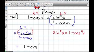 Trigonometric Identities Grade 12 Advanced Functions Lesson 7 4 11 24 12 Youtube
