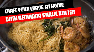 Of butter into a large skillet. Shrimp Scampi Pasta With Benihana Garlic Butter Youtube