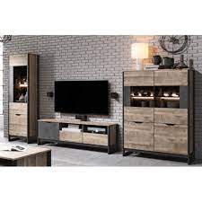 Enjoy free shipping with your order! Living Room Furniture Arden Wall Unit Set Oak Grey