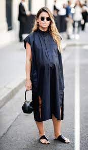 11 Cute Maternity Outfits That Are Street Style Approved Who What Wear