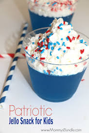 Red white blue dessert ideas. Patriotic Red White Blue Jello Snack For Kids Mommy S Bundle