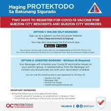 Maybe you would like to learn more about one of these? List Online Registration Forms Of Metro Manila Cities For Covid 19 Vaccination Inquirer News