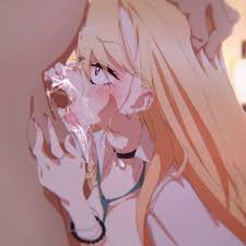 Blonde deep throat gif