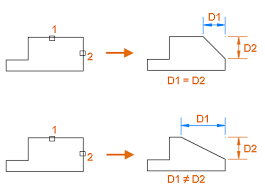 Autocad Lt 2024 Help | To Work With 2D Chamfers And Bevels | Autodesk