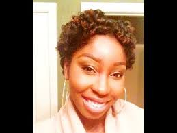 Before rolling, comb the section of hair to prevent ending up with wonky, bent waves instead of smooth curls. How To Do A Roller Set On Short Natural Hair Youtube