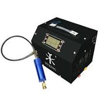 TUXING 4500Psi 300Bar PCP Air Compressor with LCD Display Digital Control  Compressor Auto-Stop 12V Power Adapter for PCP Tank