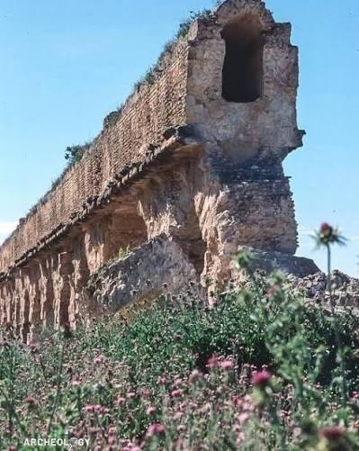 Ancient Roman aqueduct in Cilicia, Turkey