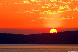 puget sound sunset