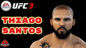 Thiago santos sub wins 1 decisions wins 5 рост 188 см размах рук 193 см вес 93 кг возраст бой в полулегком весе: How To Create Thiago Santos Caf Tuto Create A Fighter Ea Sports Ufc 3 Youtube