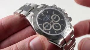 Rolex daytona stahl/weiß gold chronograph armband die daytona ist eine 1992 winners edition. Rolex Cosmograph Daytona 16520 Luxury Watch Review Youtube