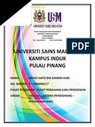 Pusat pengajian bahasa, literasi & terjemahan. Cover Fail Usm