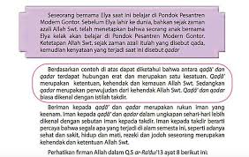Check spelling or type a new query. Jelaskan Hubungan Antara Qada Dan Qadar Brainly Co Id