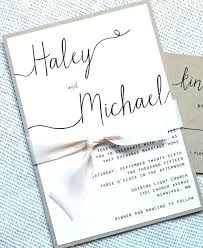 Simple Wedding Invitations Wedding Invitations Diy Handmade Simple Wedding Invitations Rustic