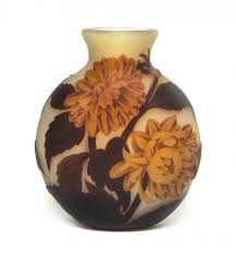Emile Galle A Muller Freres Cameo Glass Vase Vases Emile Galle Vase