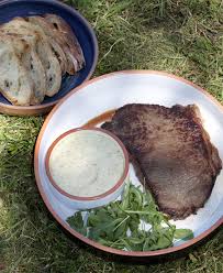 Steak With Roquefort Sauce Food Roquefort Blue Cheese Sauce